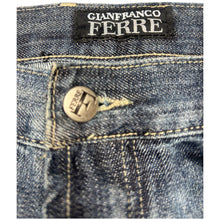Vintage Gianfranco Ferre Flared Jeans|Washed Denim Look|Size M|