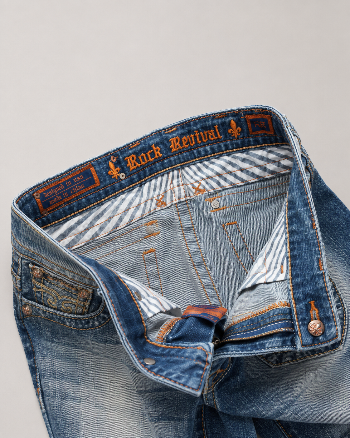 Vintage Rock Revival Flared Women Jeans |Size M|
