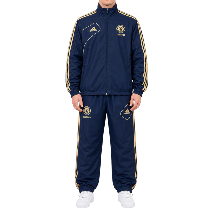 VINTAGE ADIDAS FC CHELSEA 2012-2013 SEASON TRACKSUIT|SIZE XL