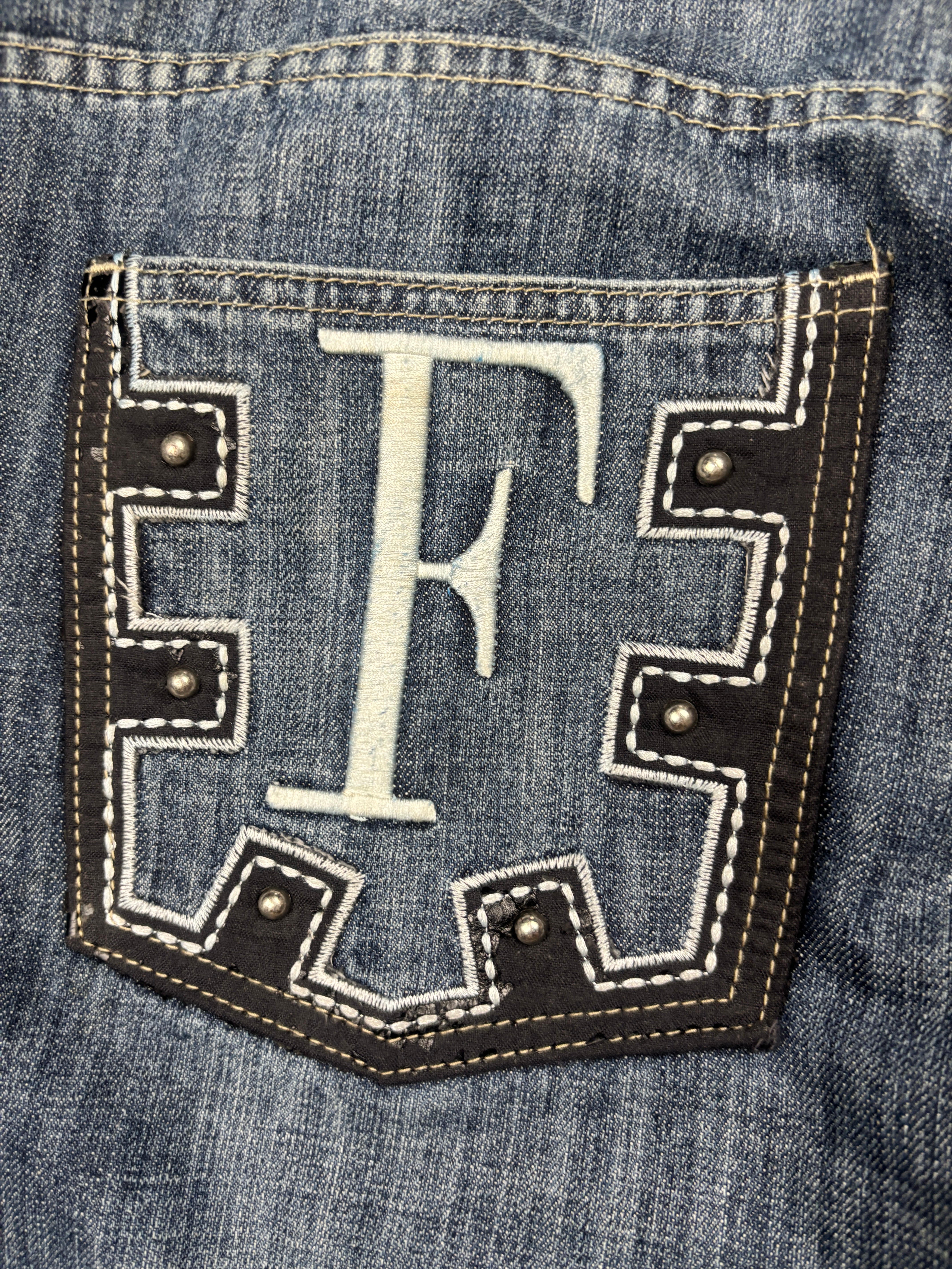Vintage Gianfranco Ferre Flared Jeans|Washed Denim Look|Size M|