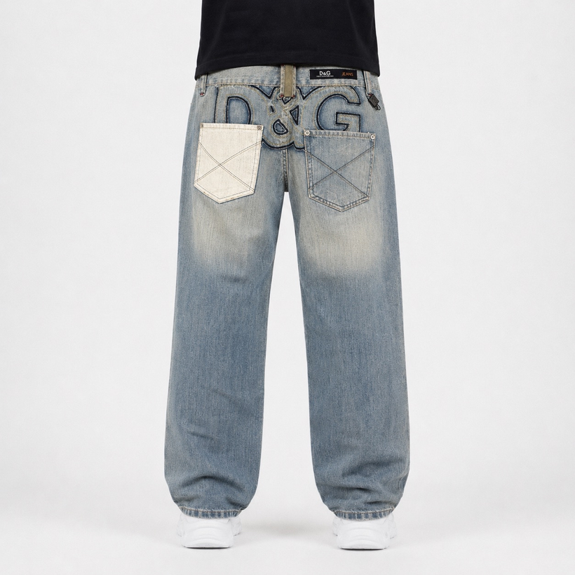 Vintage Dolce&Gabbana Baggy Jeans |Size M|