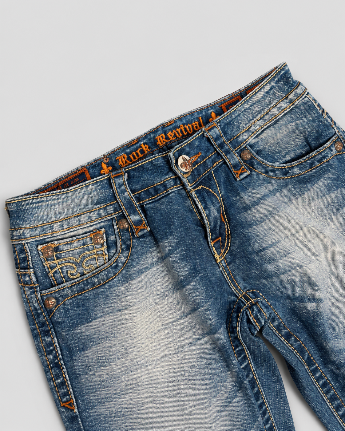 Vintage Rock Revival Flared Women Jeans |Size M|