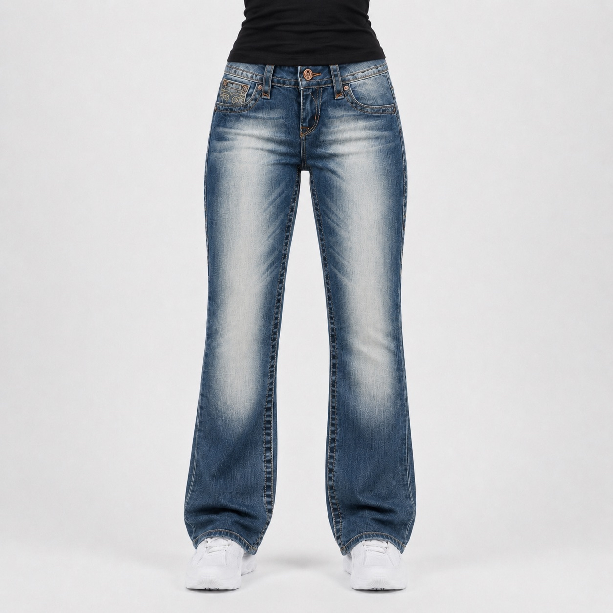 Vintage Rock Revival Flared Women Jeans |Size M|