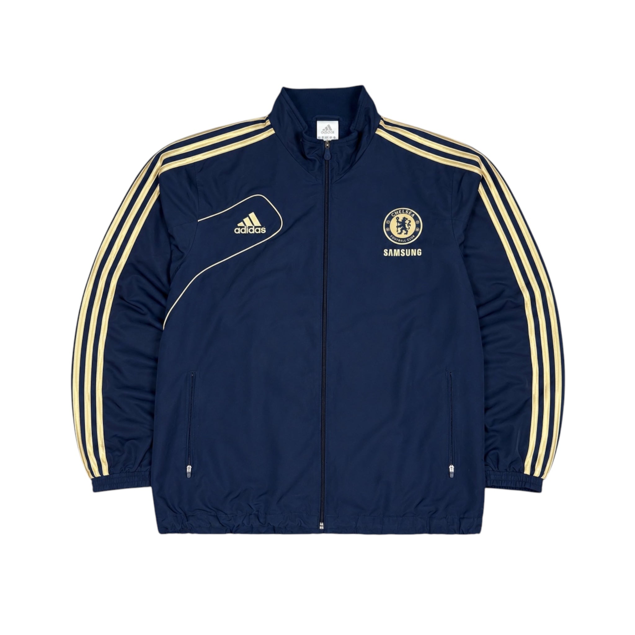 VINTAGE ADIDAS FC CHELSEA 2012-2013 SEASON TRACKSUIT|SIZE XL