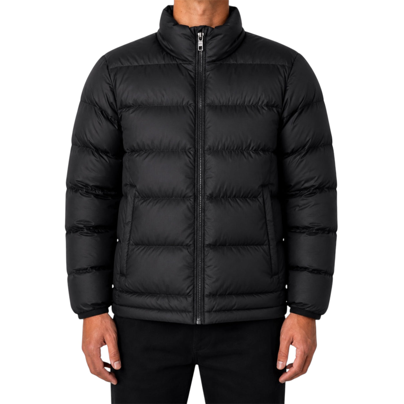 VINTAGE NIKE BLACK PUFFERJACKET|SIZE S|
