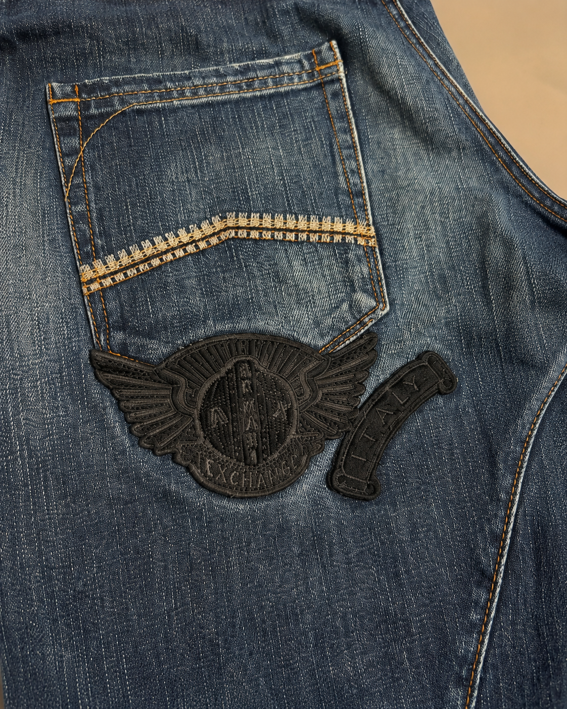 VINTAGE ARMANI WASHED EXCHANGE JEANS |SIZE S|